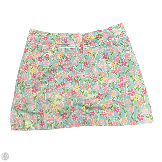 Skirt Designer By Lilly Pulitzer In Blue & Pink, Size: 2