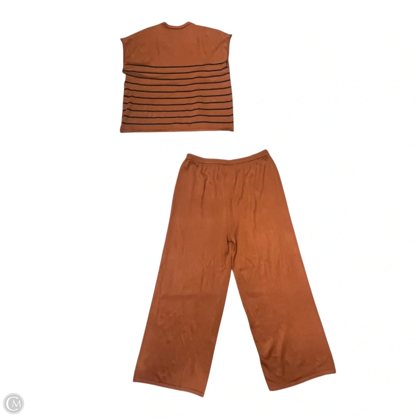 Sweater 2pc By Ekouaer In Black & Brown, Size: 2x
