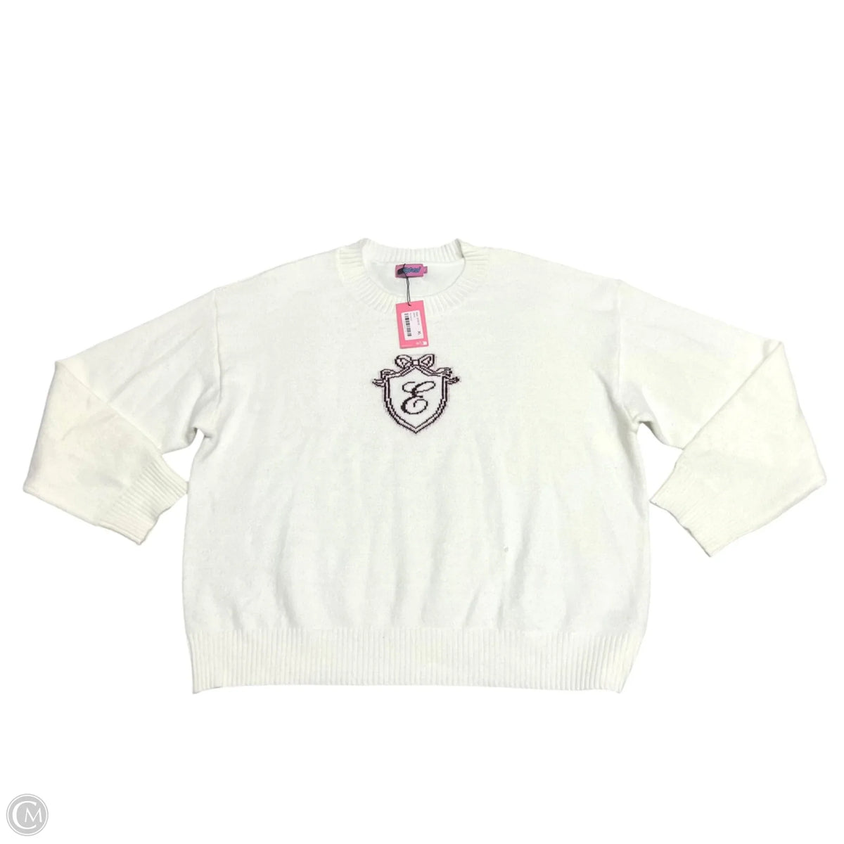 Sweater By Edikted In White, Size: Xl