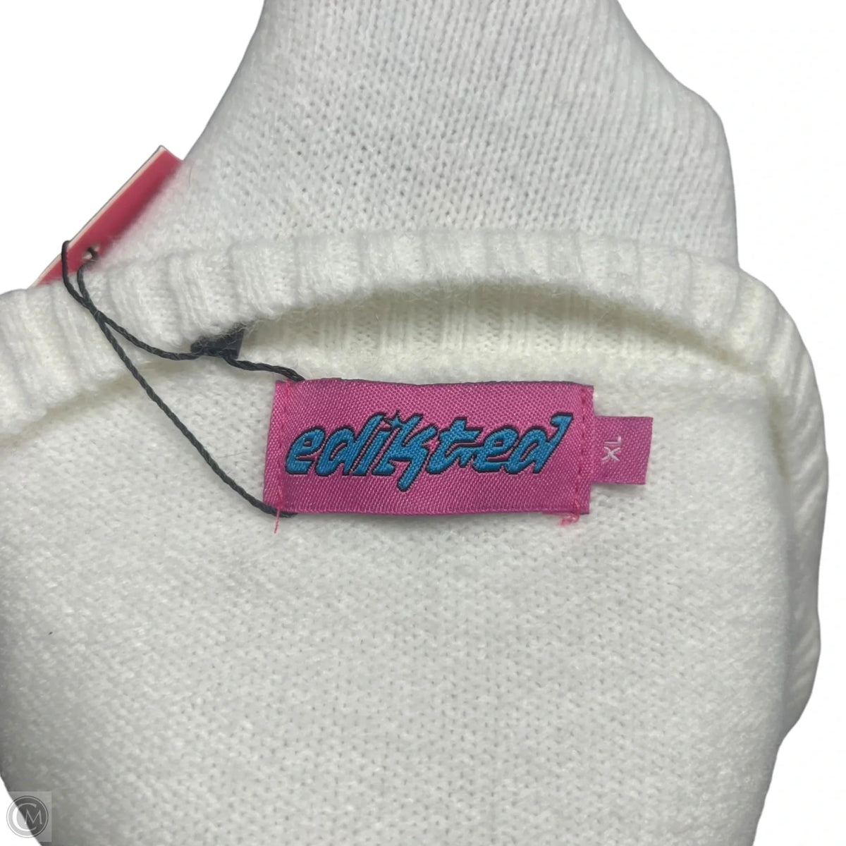 Sweater By Edikted In White, Size: Xl