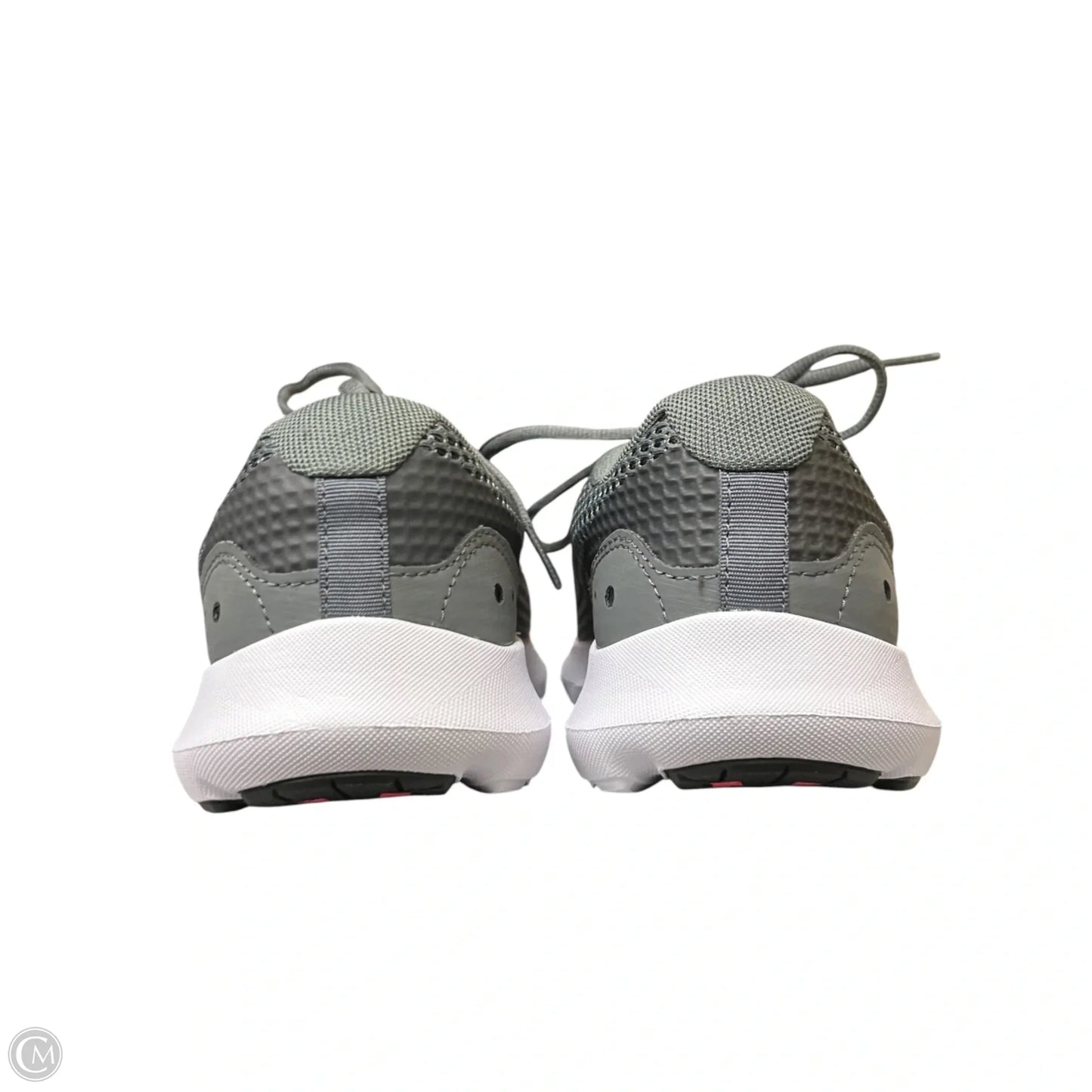 Shoes Sneakers By Under Armour In Grey & Pink, Size: 9
