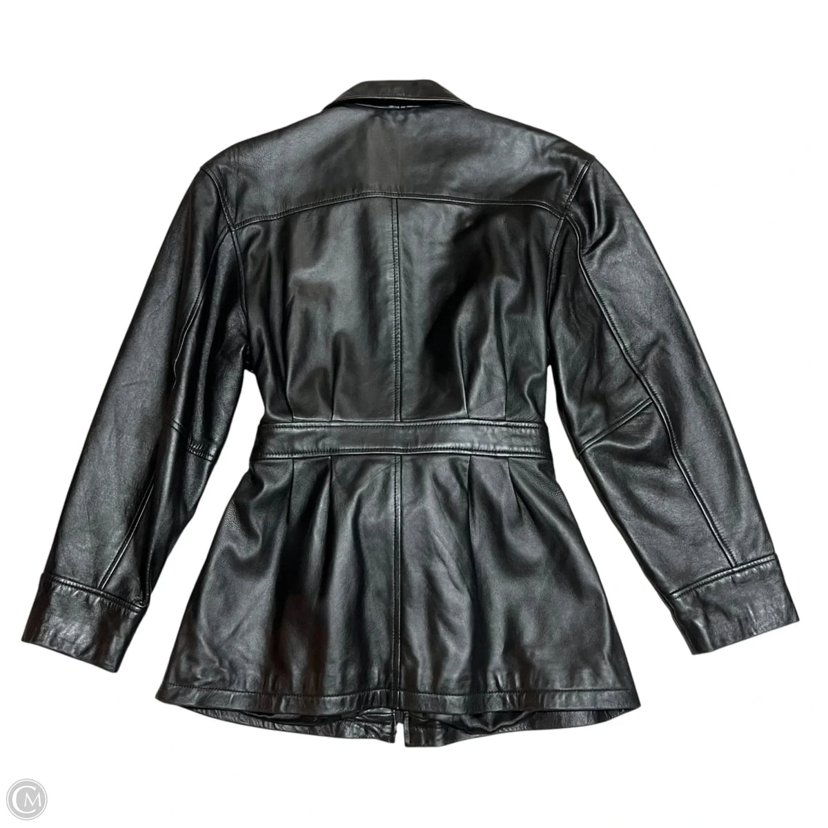 Jacket Leather By Sonoma In Black, Size: S