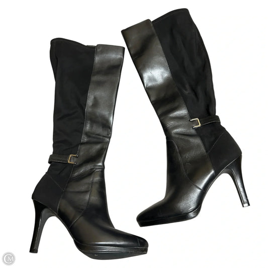 Boots Mid-calf Heels By Tahari In Black, Size: 10