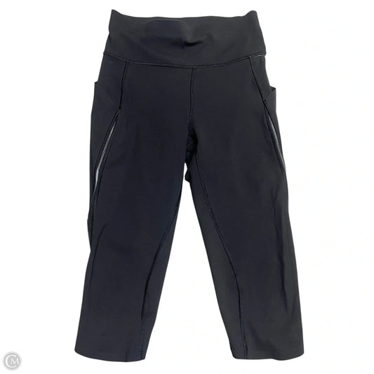 Athletic Capris By Lululemon In Black, Size: 6