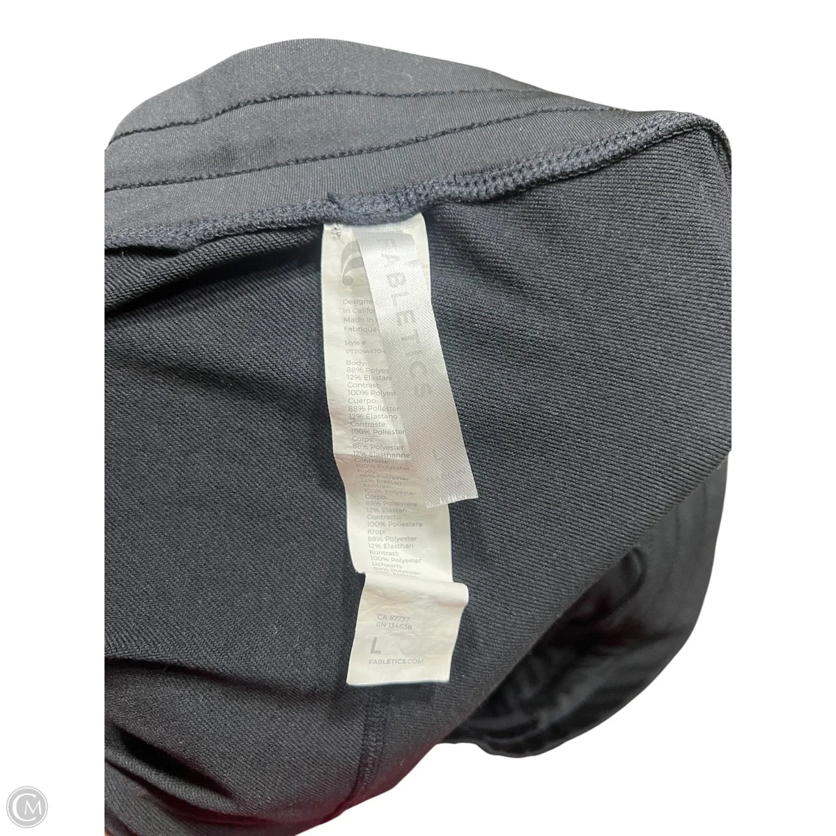 Athletic Pants By Fabletics In Black, Size: 12