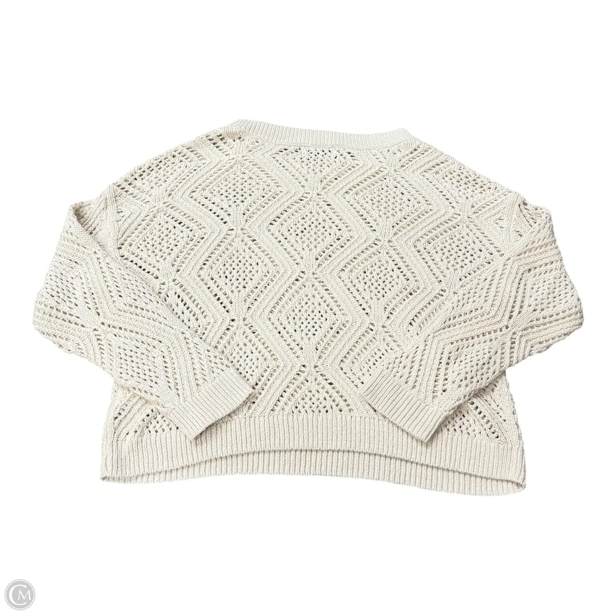 Sweater By Old Navy In Cream, Size: M