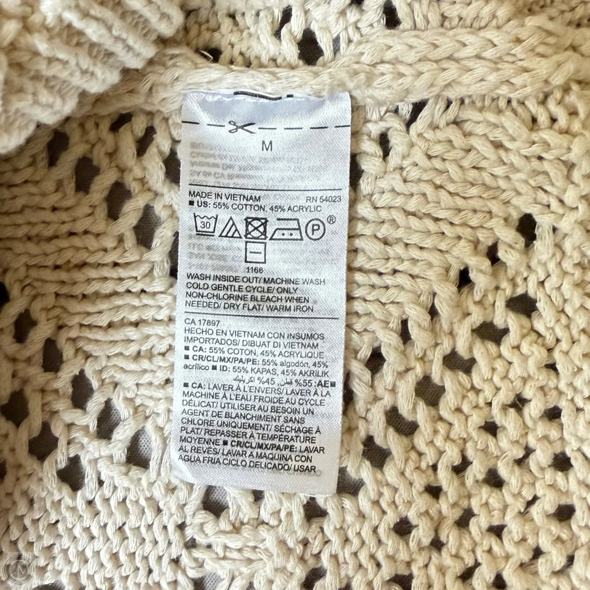 Sweater By Old Navy In Cream, Size: M