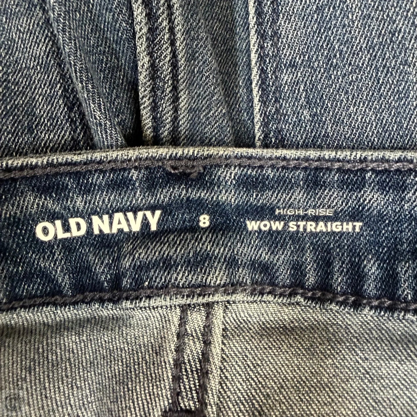 Jeans Straight By Old Navy In Blue Denim, Size: M
