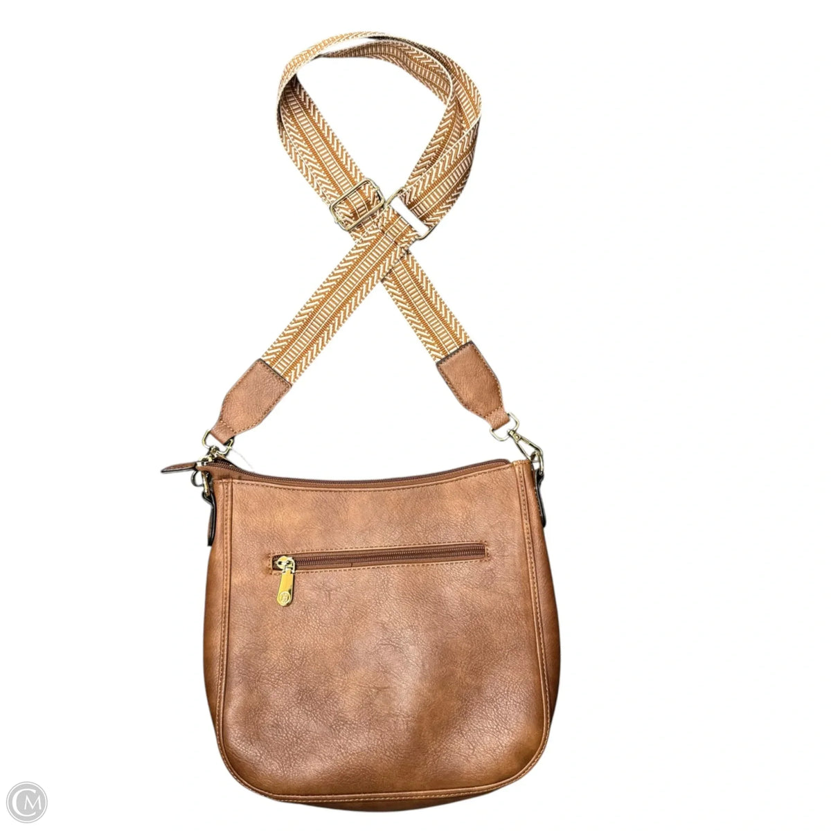Crossbody Leather By Clothes Mentor, Size: Medium