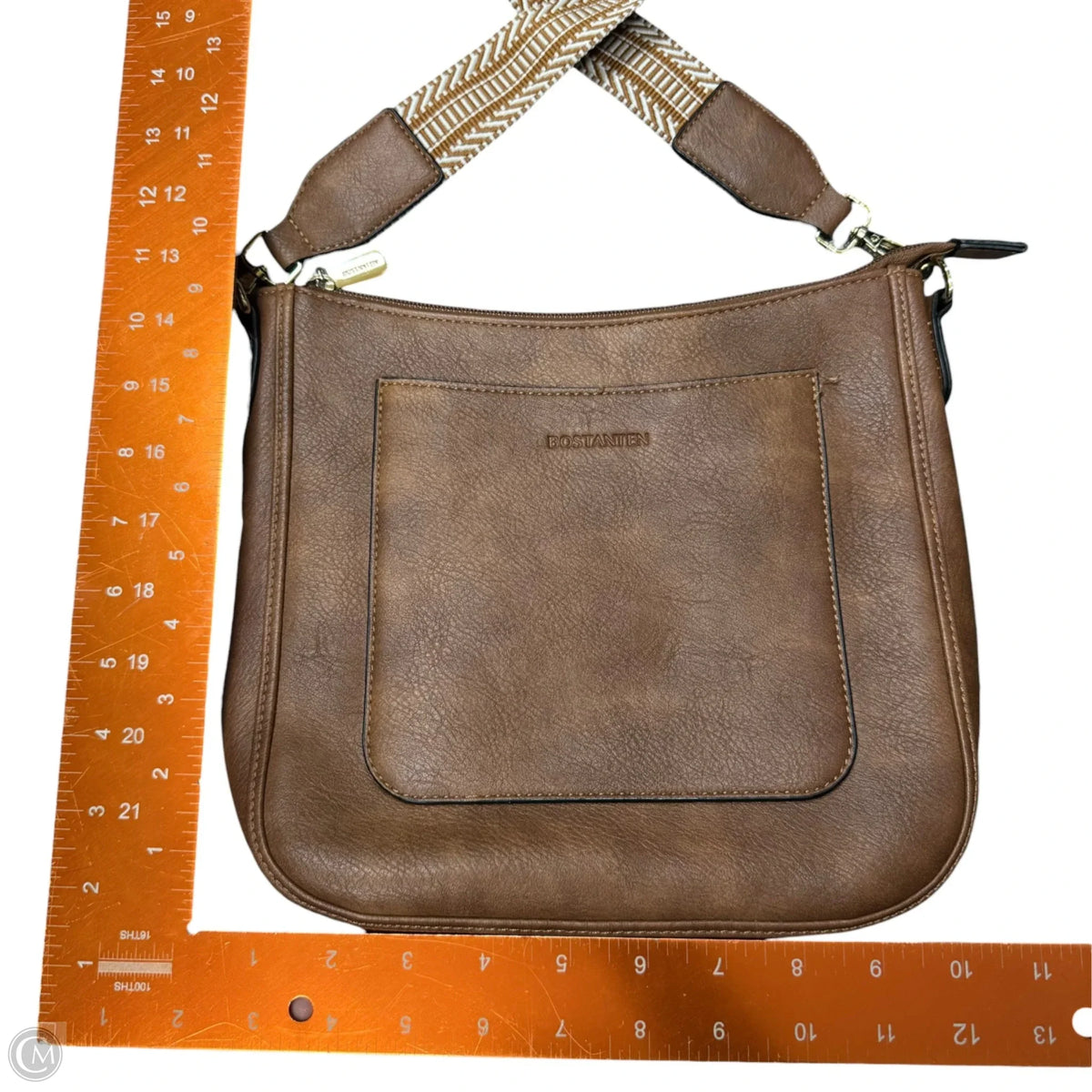 Crossbody Leather By Clothes Mentor, Size: Medium
