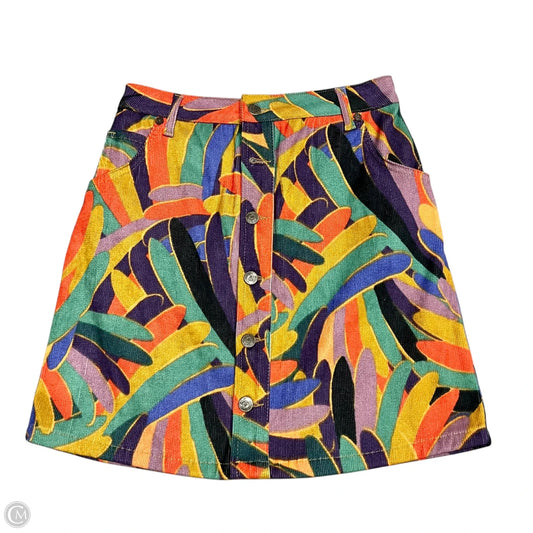Skirt Midi By Anthropologie In Multi-colored, Size: 6