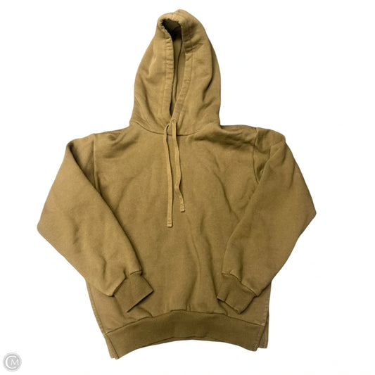 Sweatshirt Hoodie By Everlane In Green, Size: Xxs