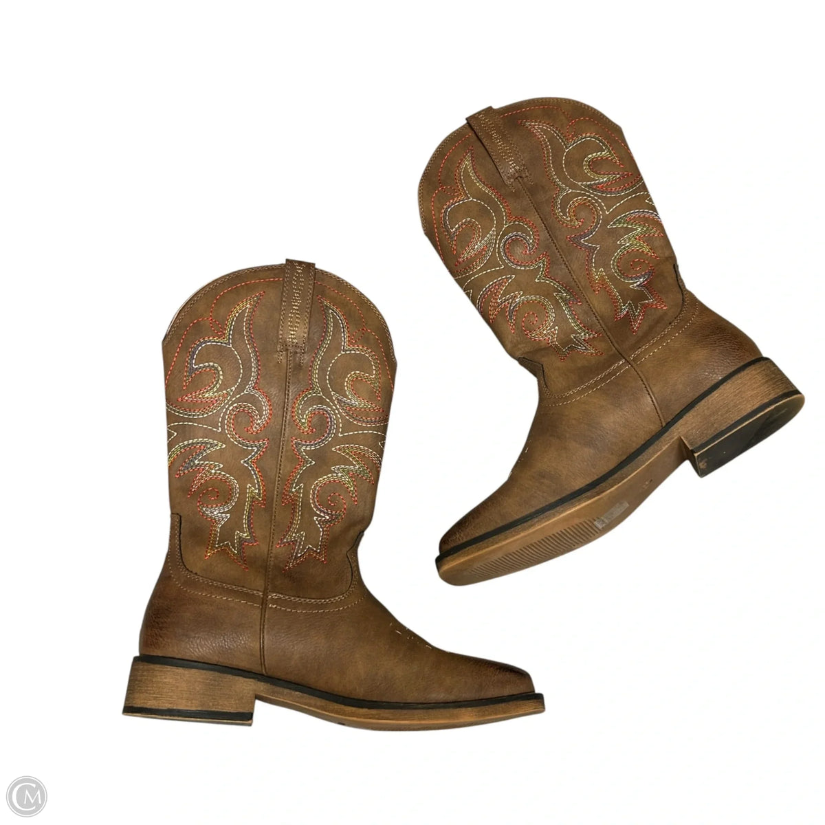 Boots Western By Js O.L.E In Brown, Size: 5.5