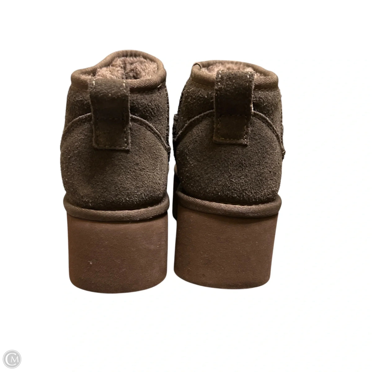 Boots Ankle Flats By Project Cloud In Brown, Size: 6