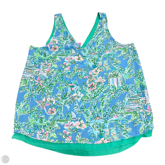Top Long Sleeve Designer By Lilly Pulitzer In Multi-colored, Size: L