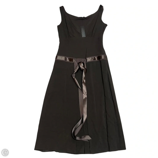 Dress Casual Midi By Theory In Brown, Size: Xs