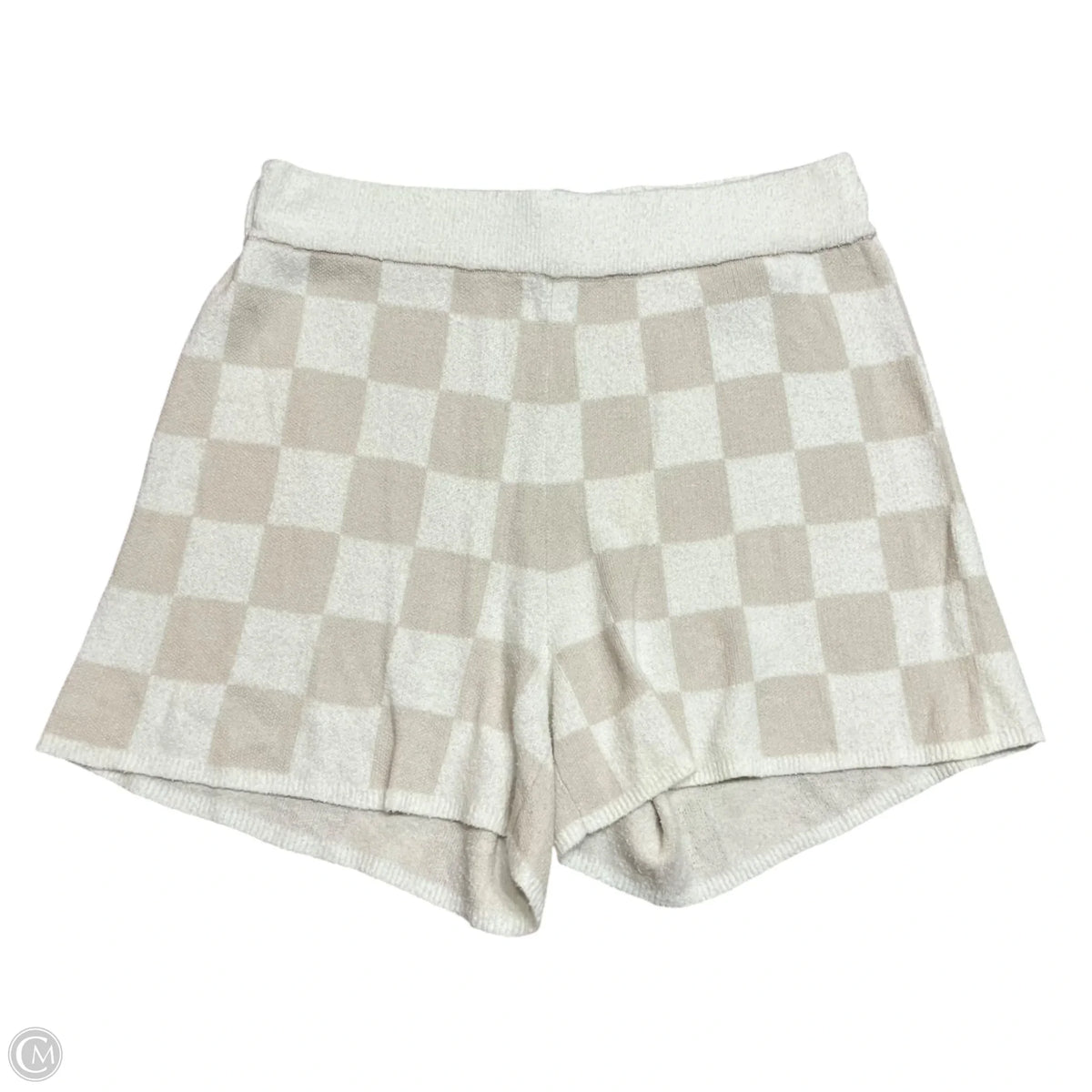 Shorts Designer By Ugg In Tan & White, Size: 8