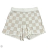Shorts Designer By Ugg In Tan & White, Size: 8