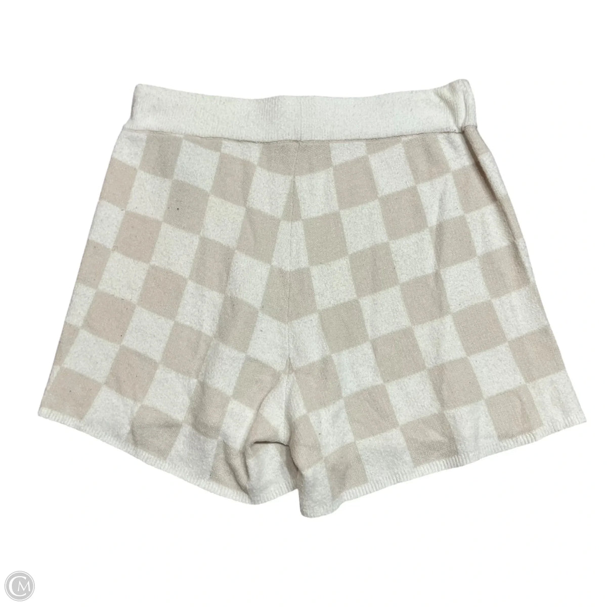 Shorts Designer By Ugg In Tan & White, Size: 8