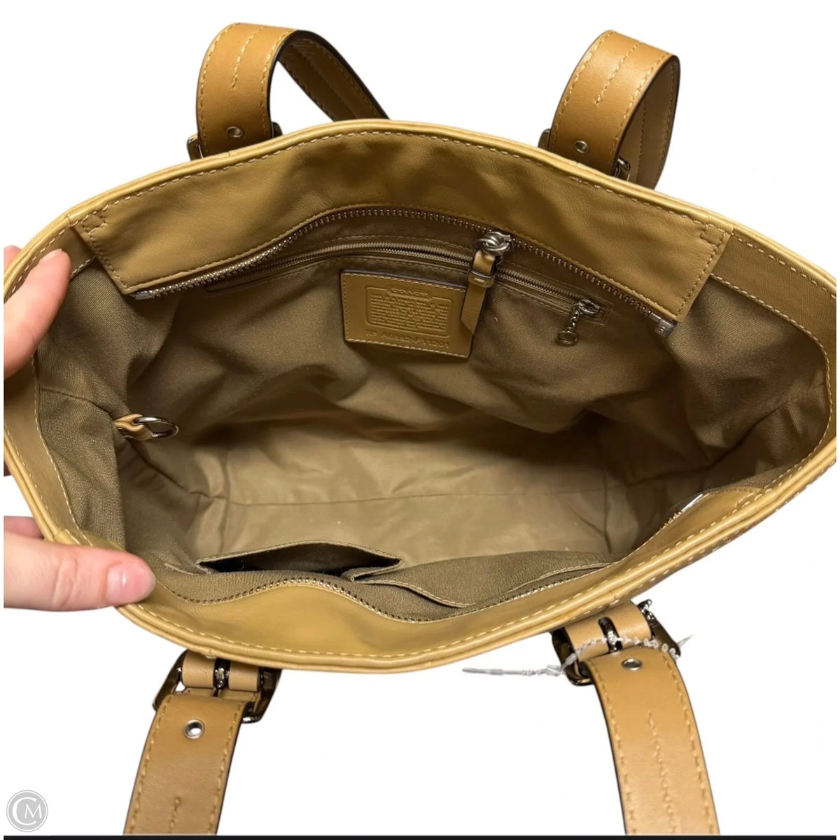 Crossbody Designer By Coach, Size: Medium
