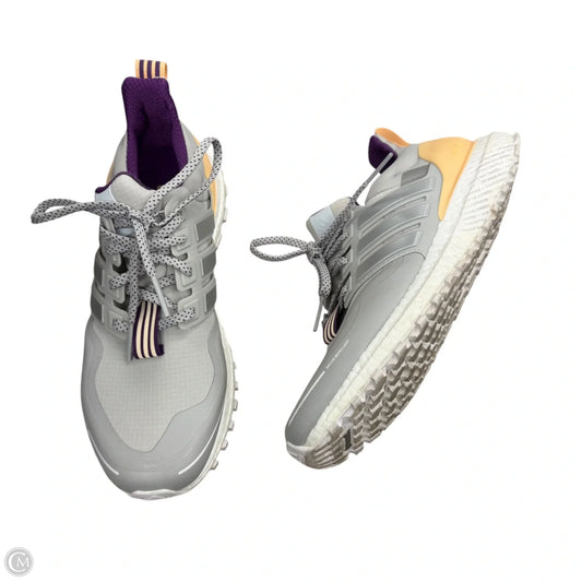 Shoes Sneakers By Adidas In Grey & Purple, Size: 8.5