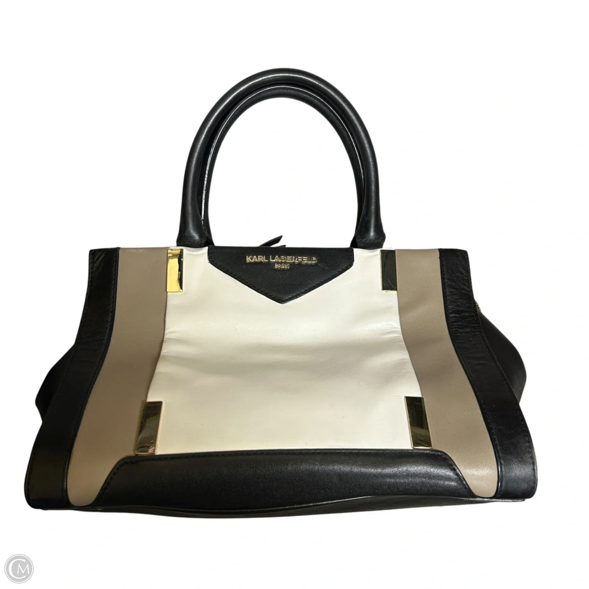 Handbag Designer By Karl Lagerfeld, Size: Medium