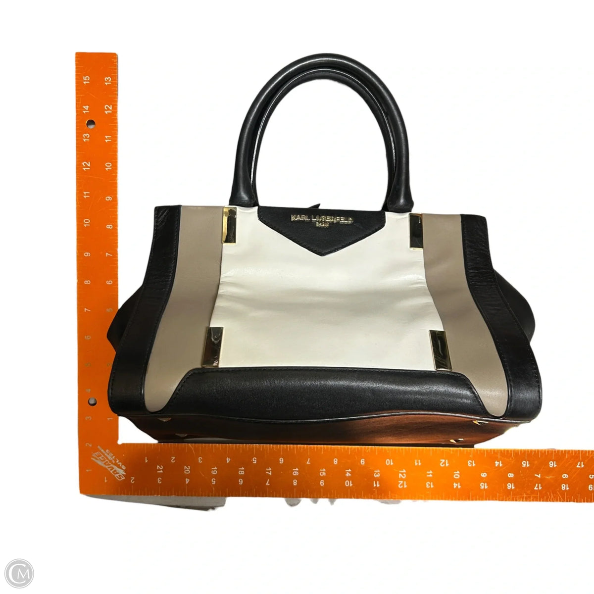 Handbag Designer By Karl Lagerfeld, Size: Medium
