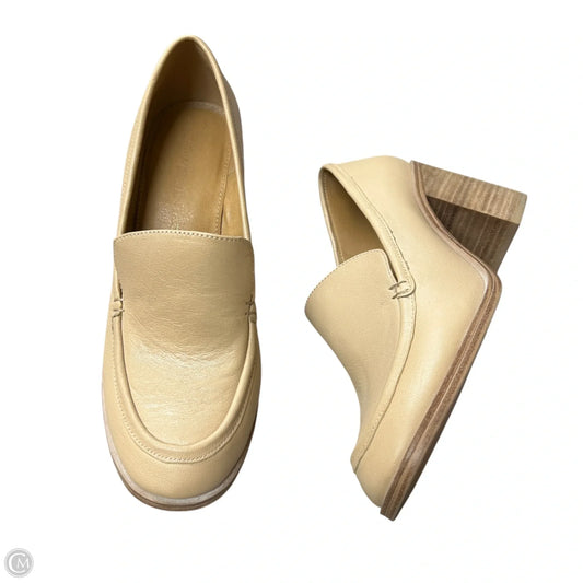 Shoes Heels Block By Crown Vintage In Taupe, Size: 7.5
