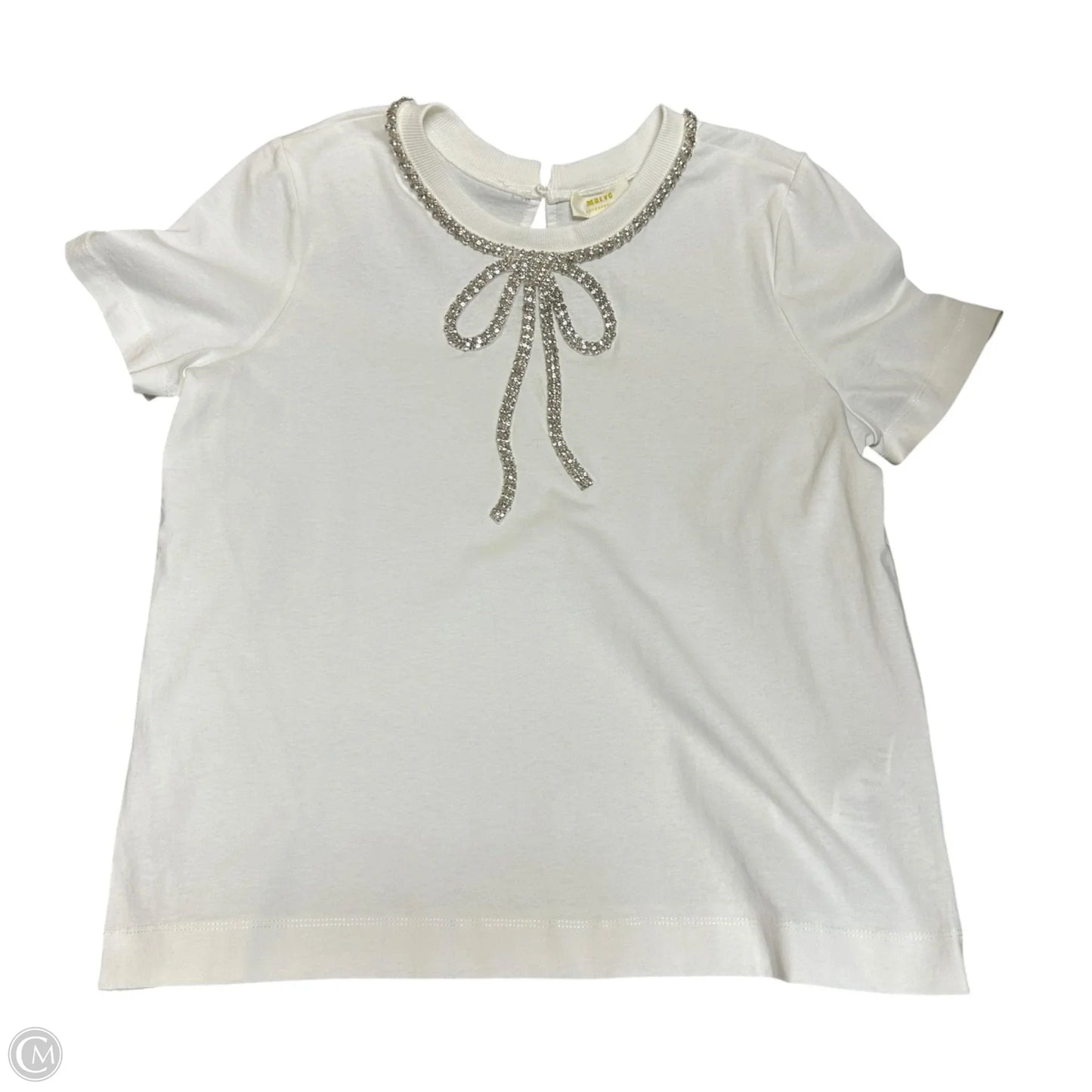Top Short Sleeve By Maeve In White, Size: M