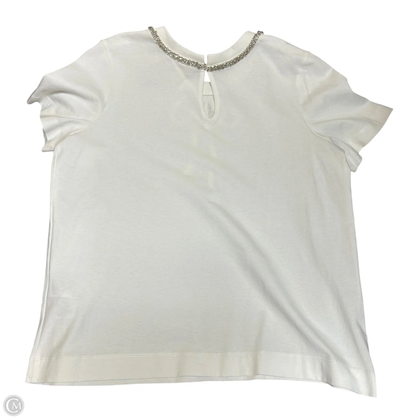 Top Short Sleeve By Maeve In White, Size: M