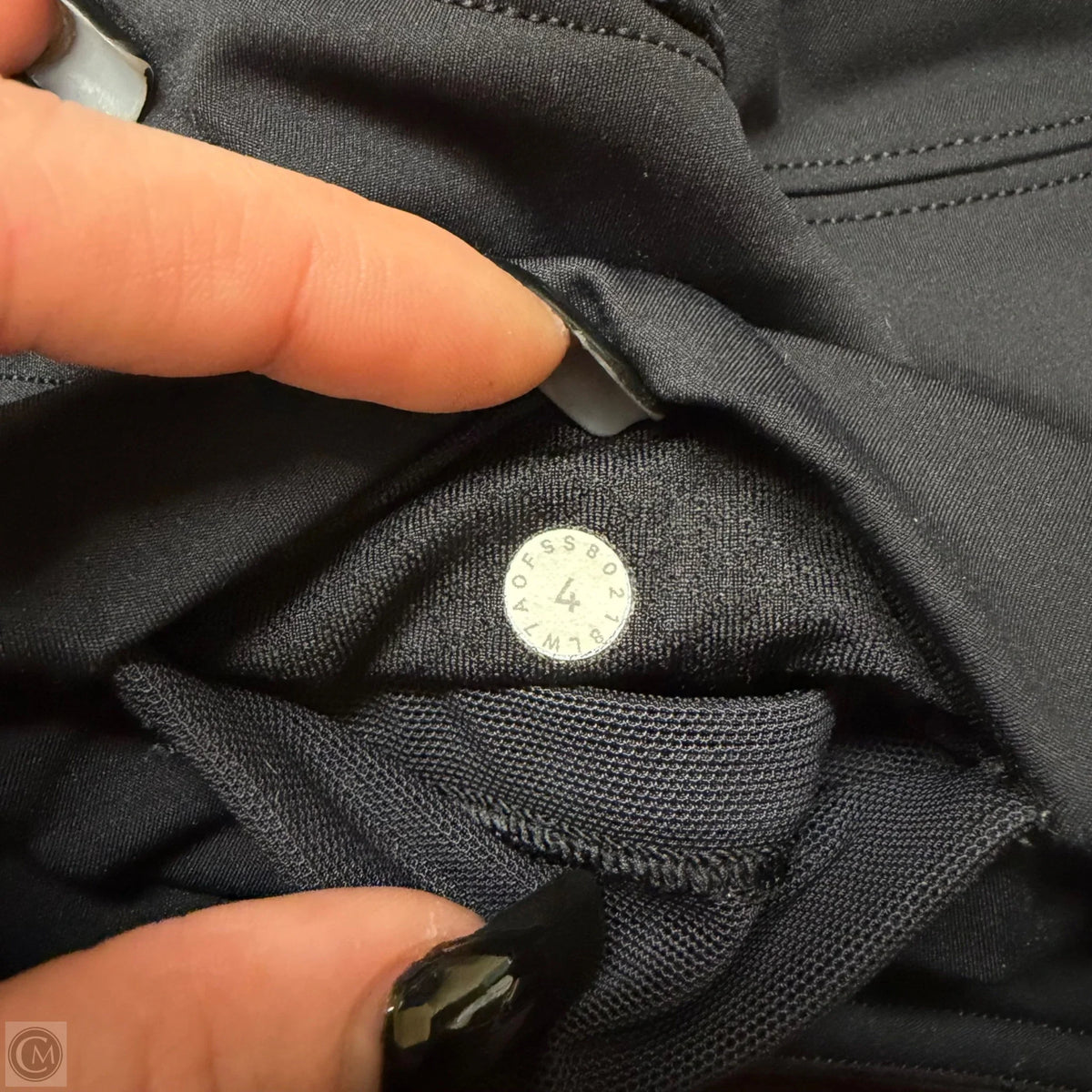 Athletic Shorts By Lululemon In Black, Size: 4