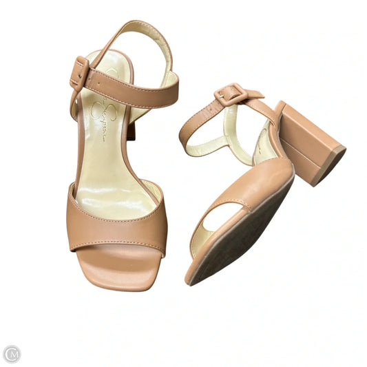 Shoes Heels Stiletto By Jessica Simpson In Tan, Size: 8.5