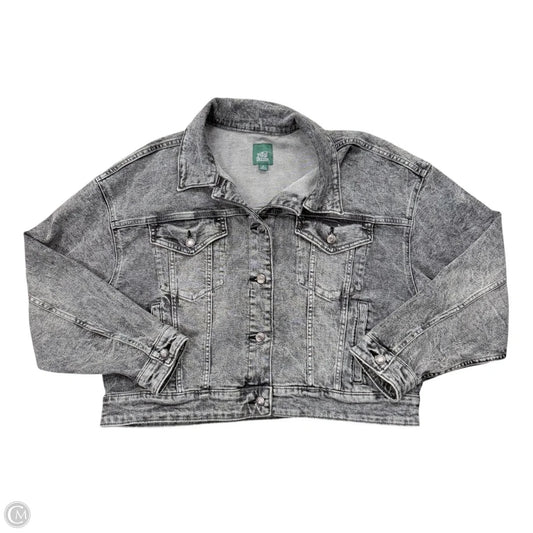 Jacket Denim By Wild Fable In Black Denim, Size: Xl