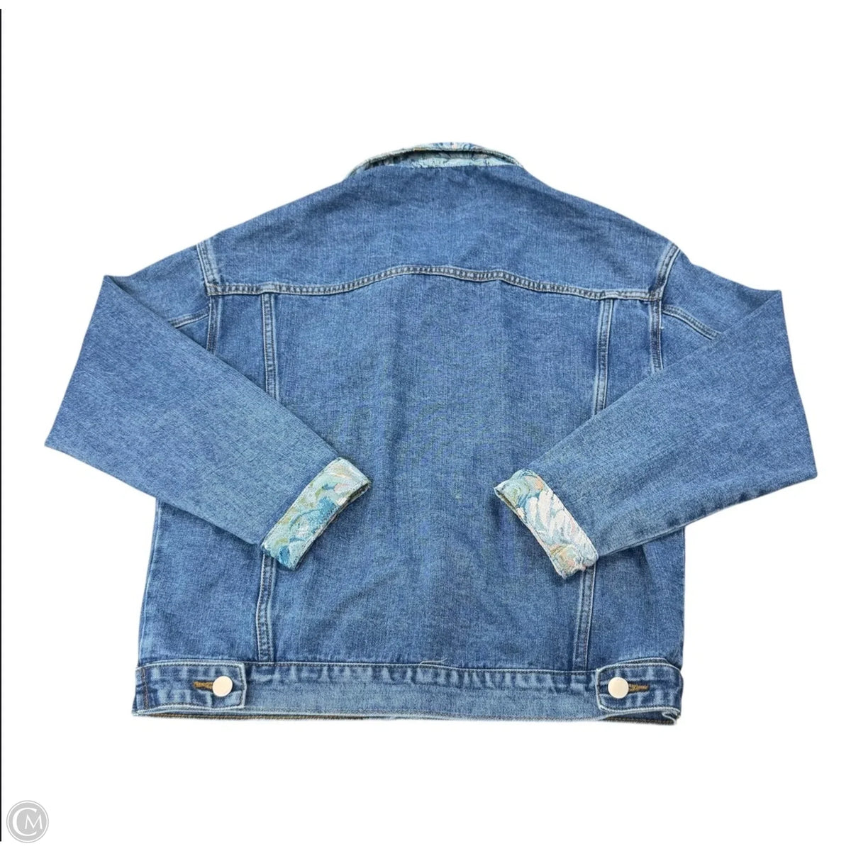 Jacket Denim By Cider In Blue Denim, Size: M