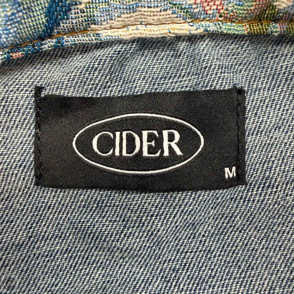 Jacket Denim By Cider In Blue Denim, Size: M