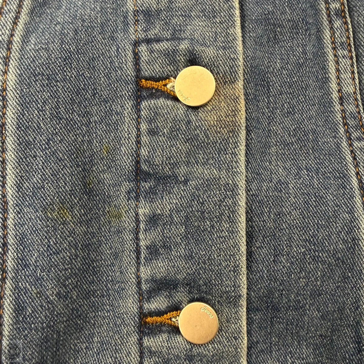 Jacket Denim By Cider In Blue Denim, Size: M