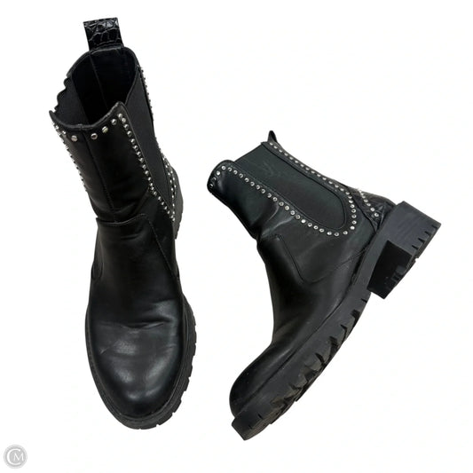 Boots Ankle Heels By Zara In Black, Size: 5