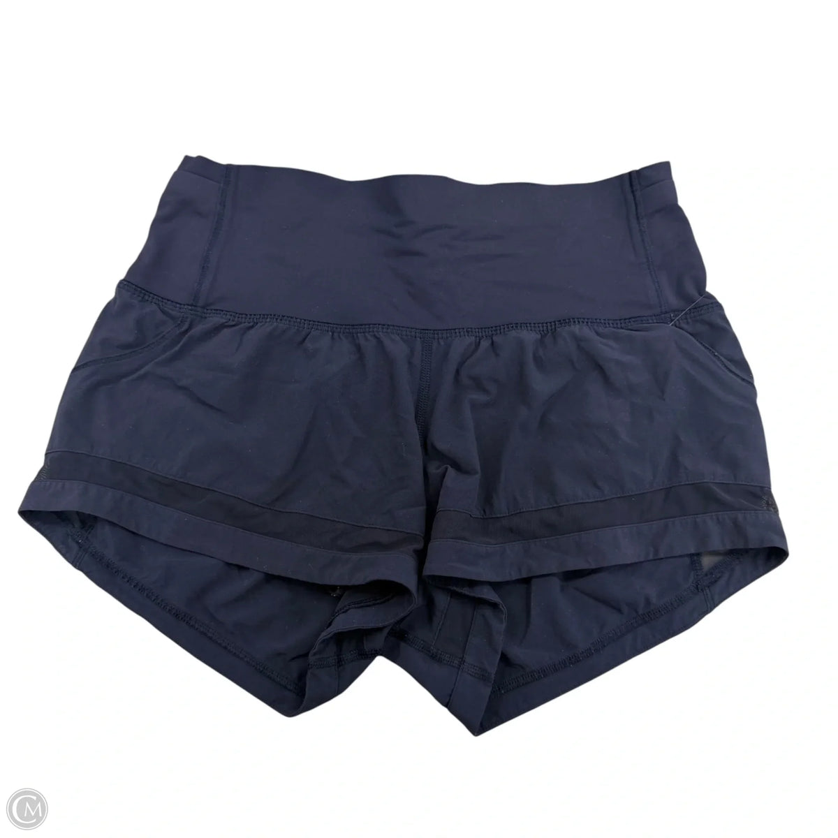Athletic Shorts By Lululemon In Navy, Size: 4