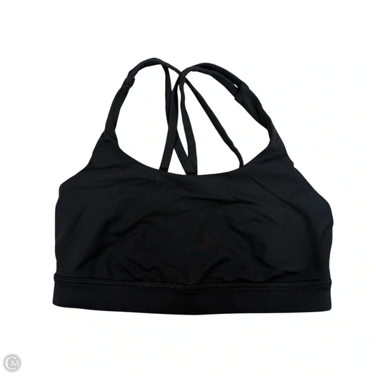 Athletic Bra By Lululemon In Black, Size: S