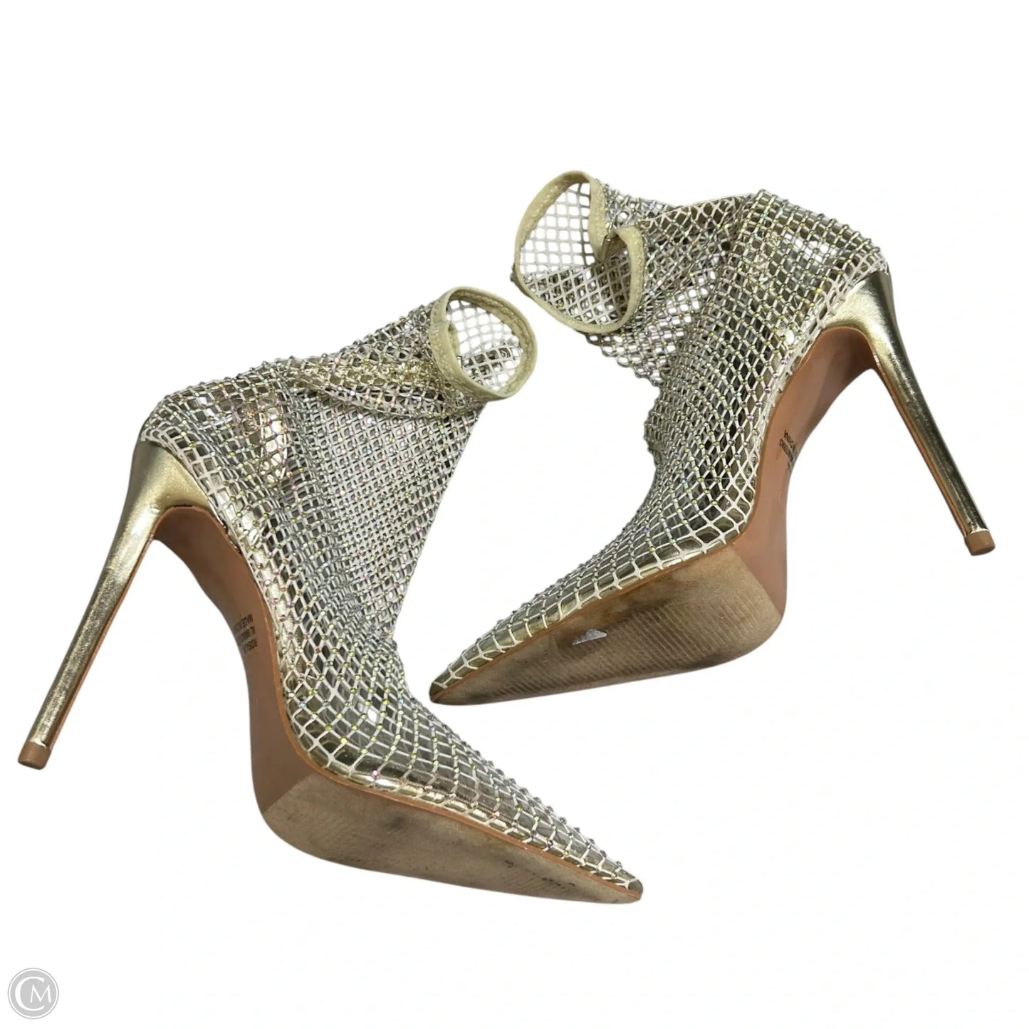 Shoes Heels Stiletto By Mixx Shuz In Gold, Size: 9