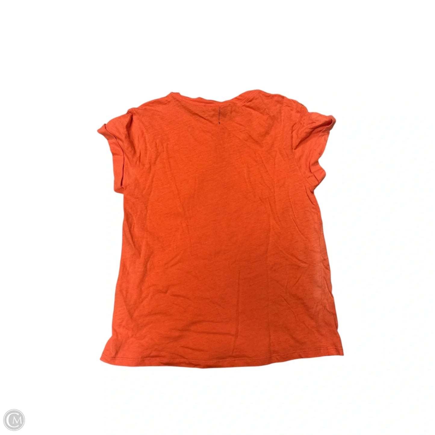 Top Short Sleeve Designer By All Saints In Orange, Size: S