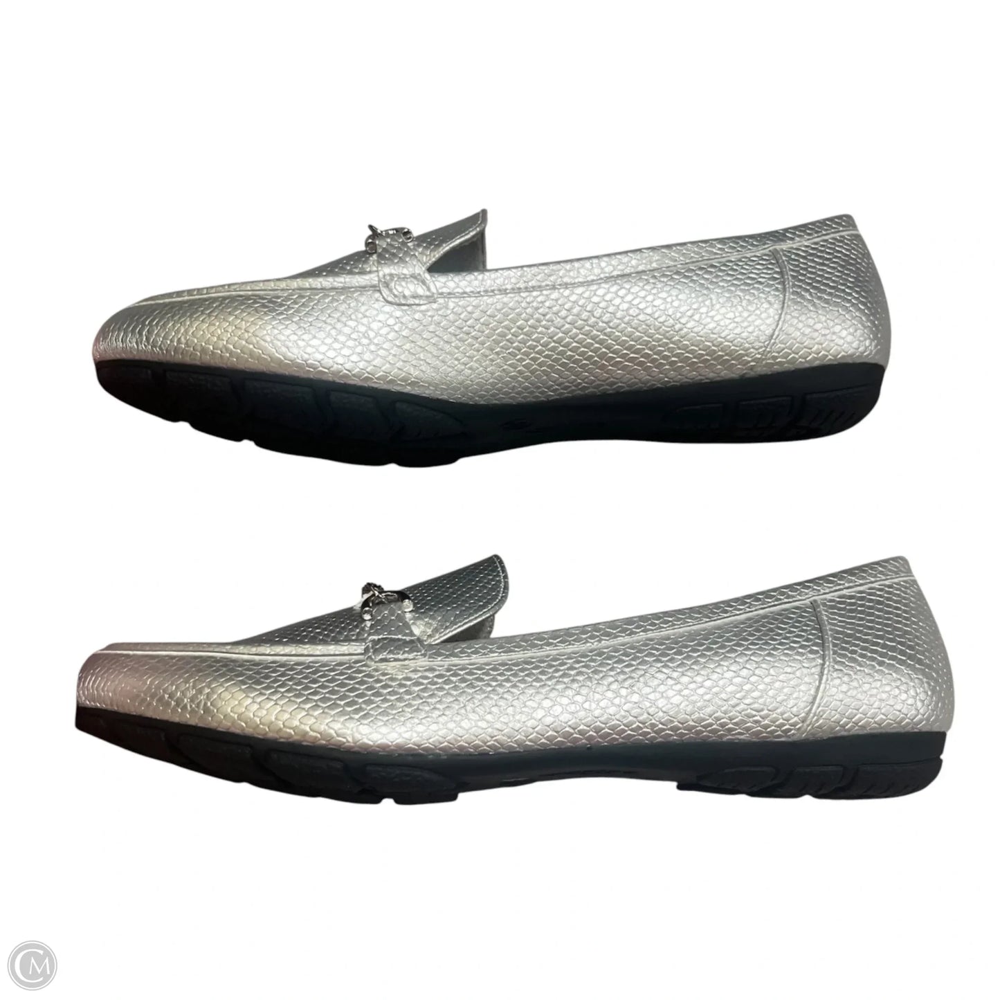 Shoes Flats By Cliffs By White Mountain In Silver, Size: 9.5