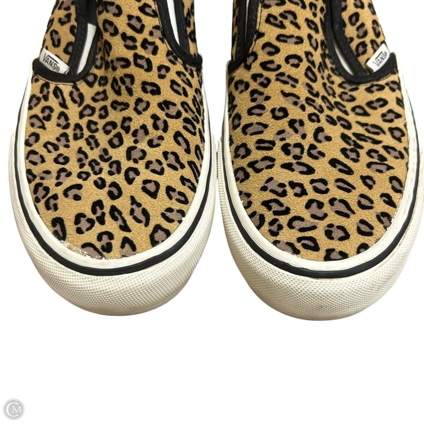 Shoes Flats By Vans In Animal Print, Size: 9