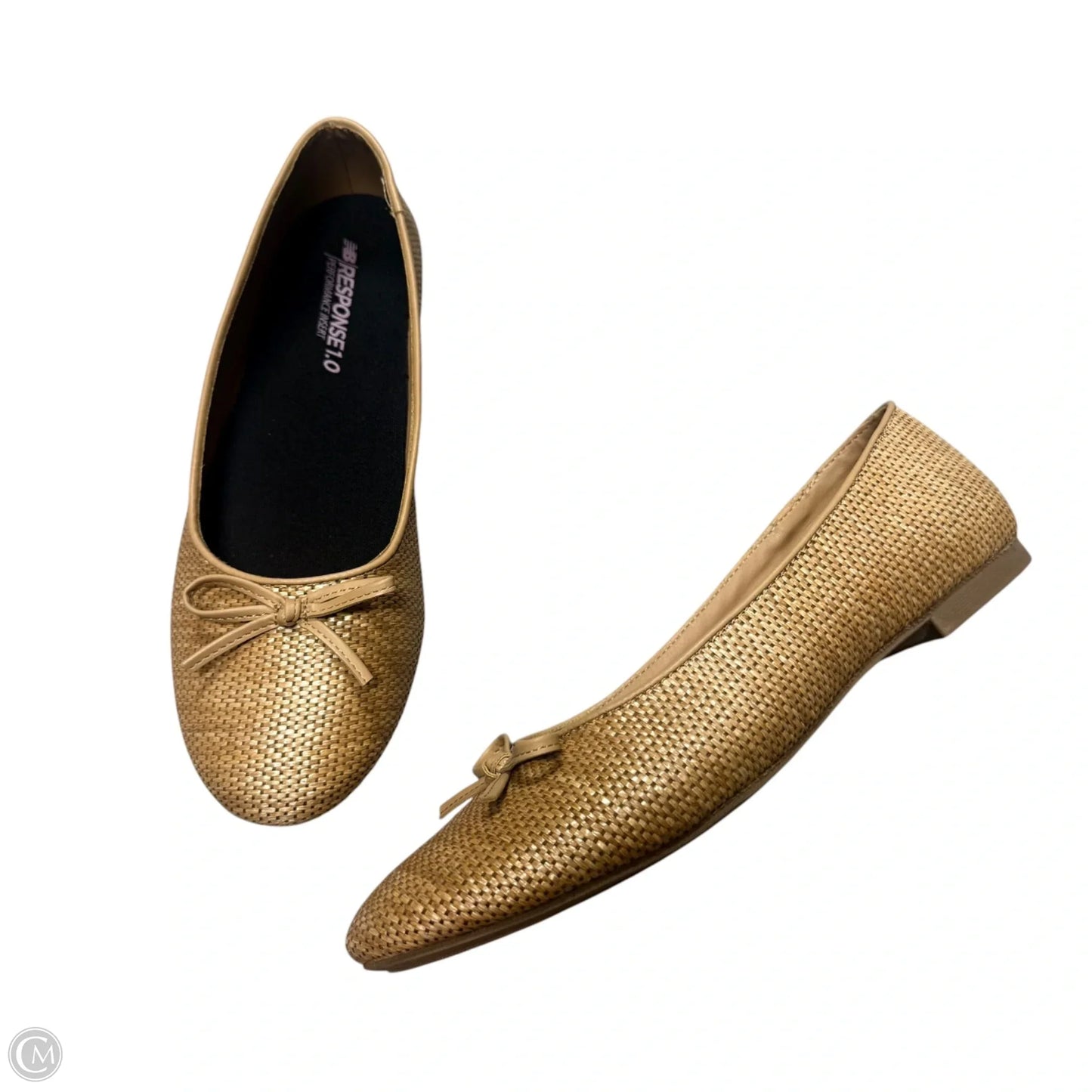 Shoes Flats In Tan, Size: 10