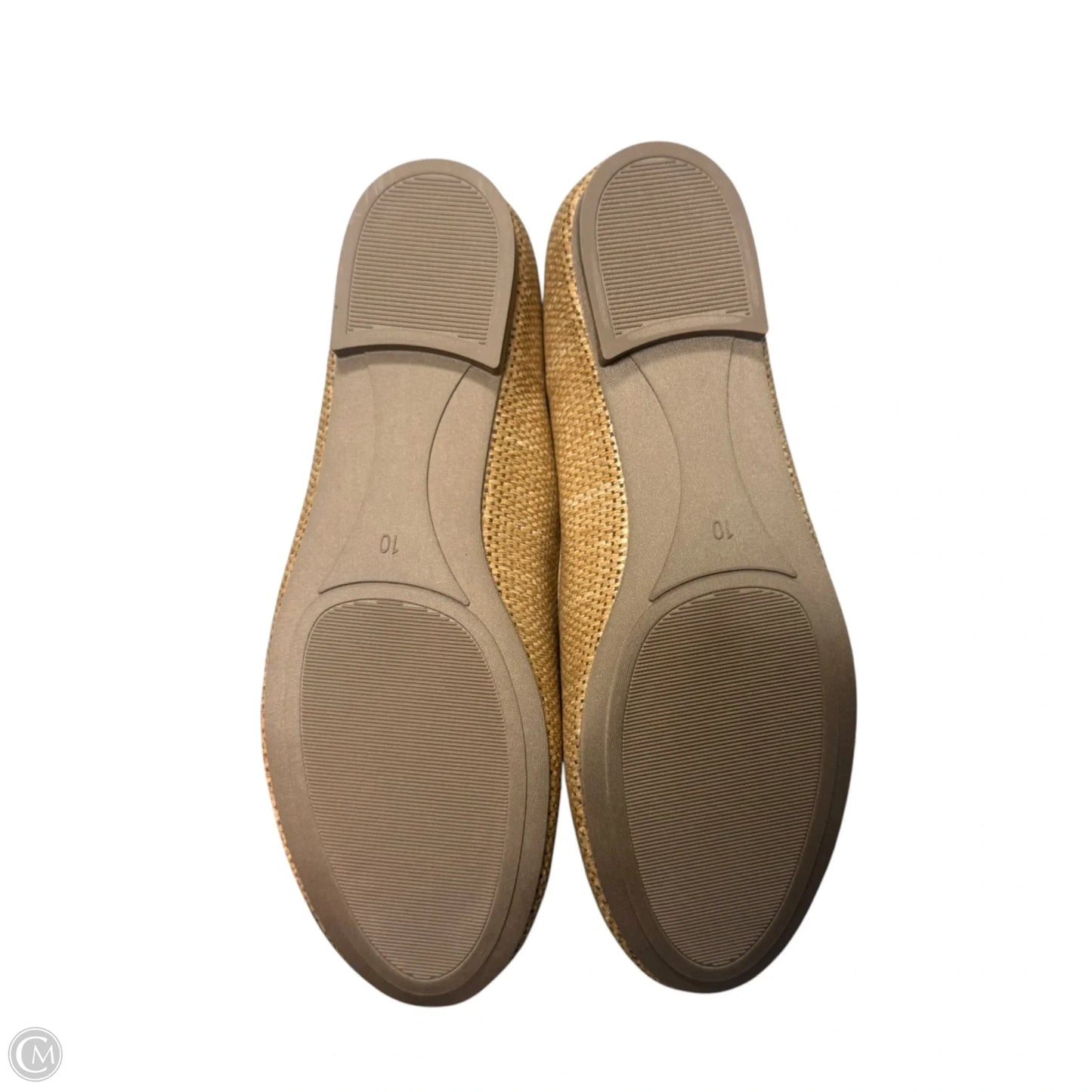 Shoes Flats In Tan, Size: 10