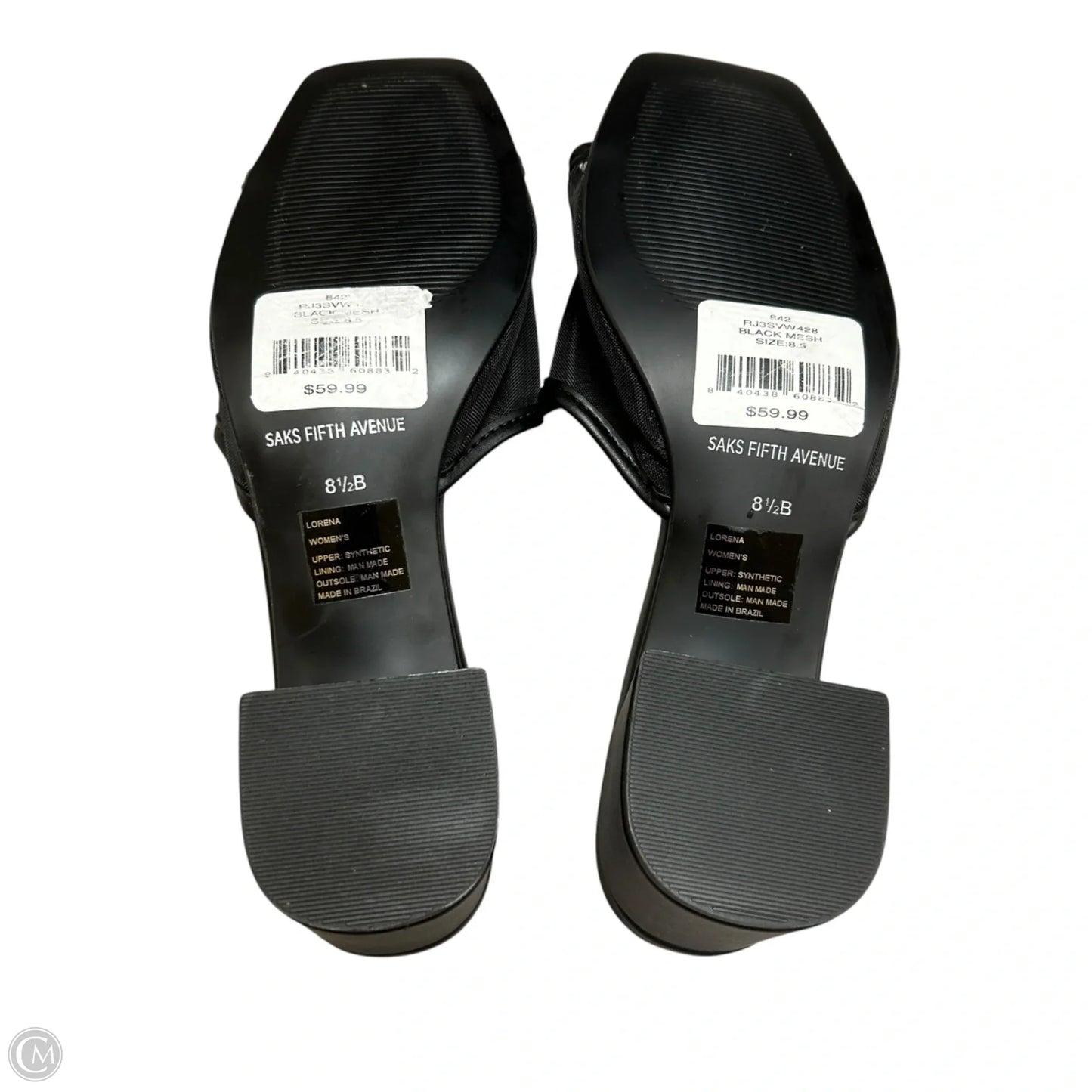 Shoes Heels Block By Saks Fifth Avenue In Black, Size: 8.5