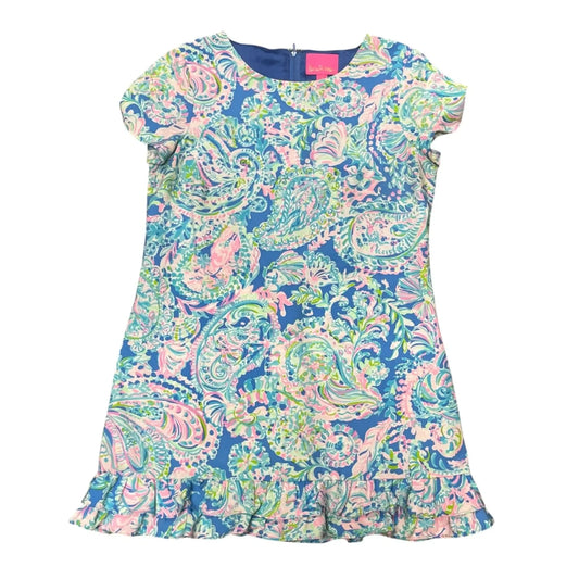 Dress Designer By Lilly Pulitzer In Blue & Pink, Size: L