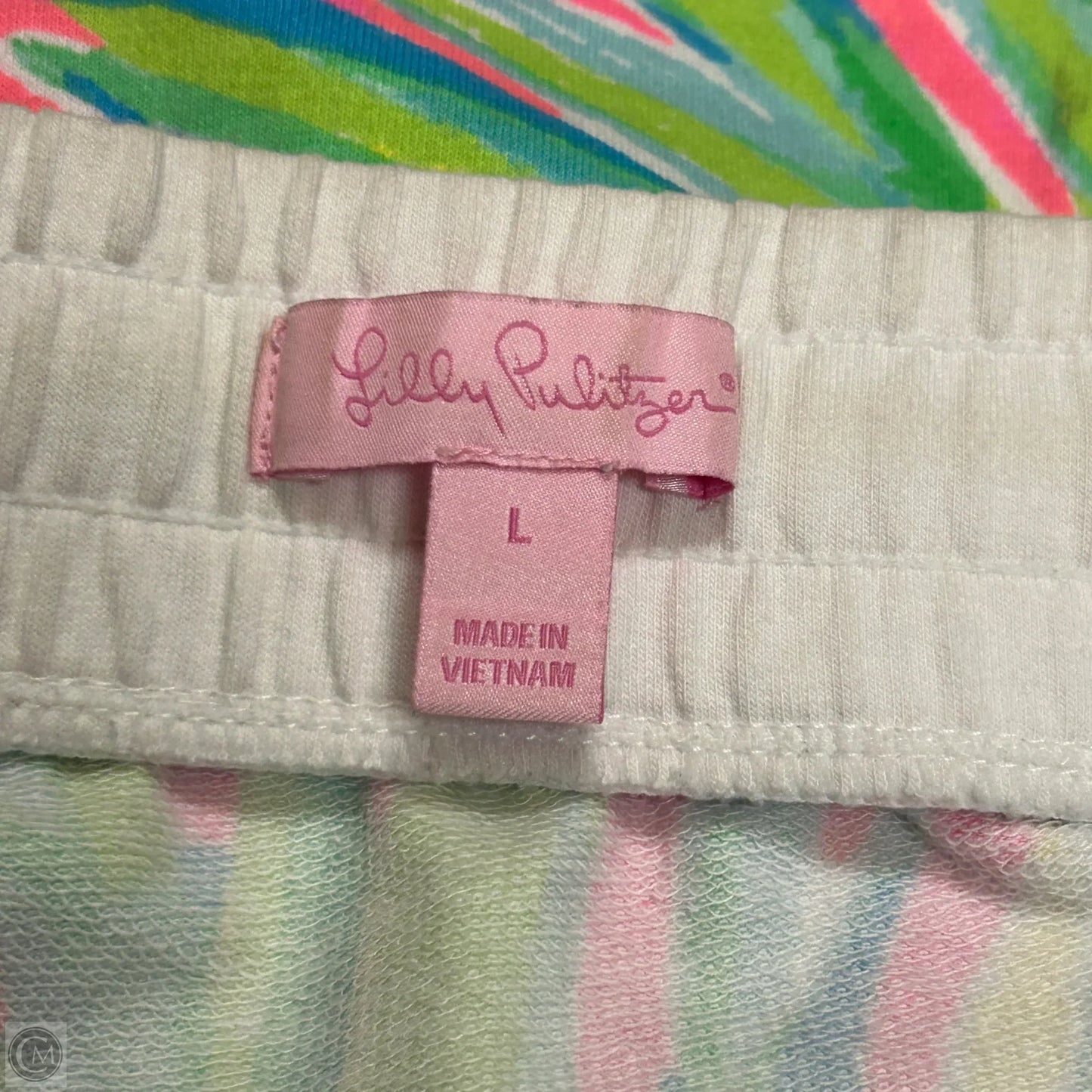 Skirt Designer By Lilly Pulitzer In Green & Pink, Size: 12