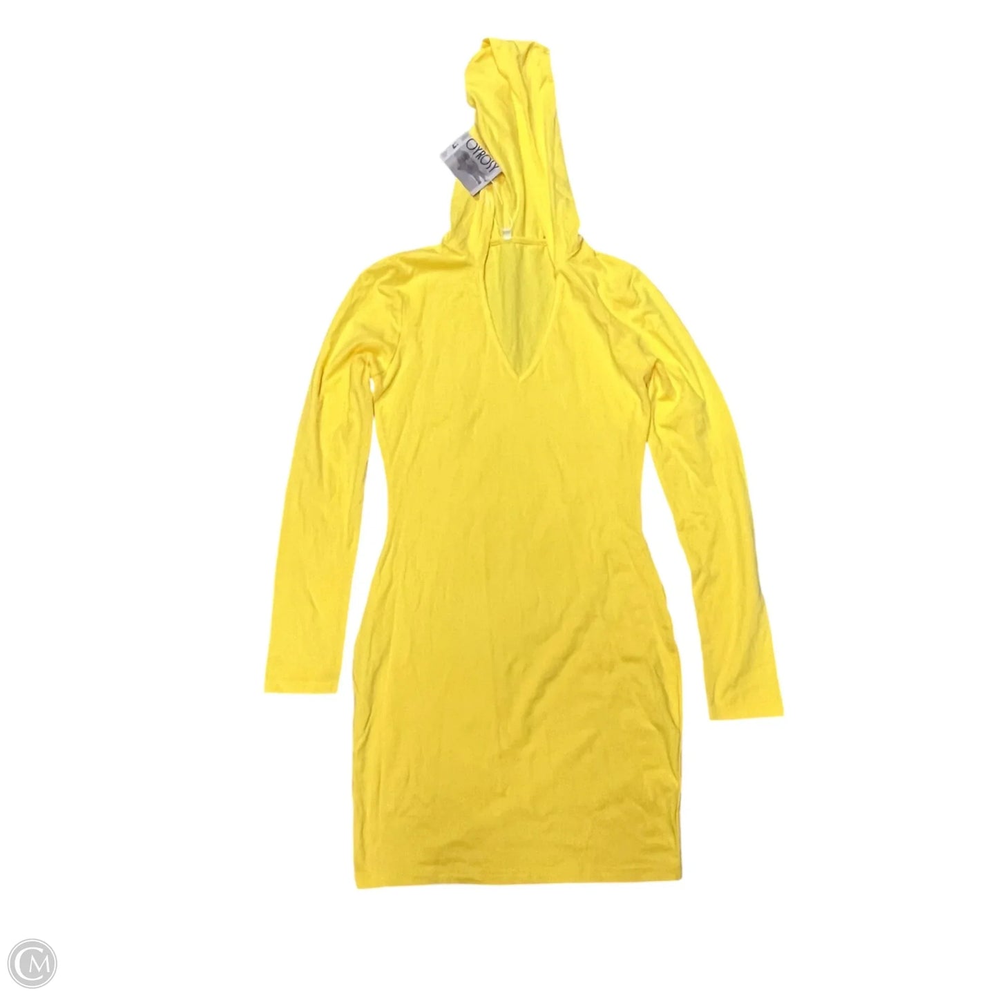 Dress Casual Midi By OYSROSY In Yellow, Size: S