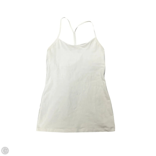 Athletic Tank Top By Lululemon In White, Size: S